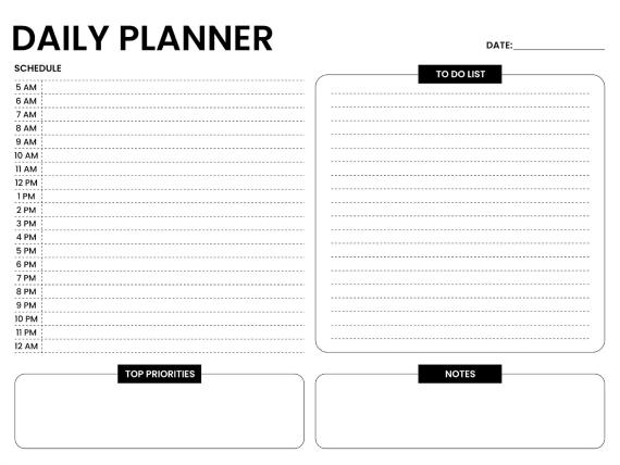 professional-daily-planner